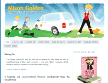 Tablet Screenshot of alisongolden.com